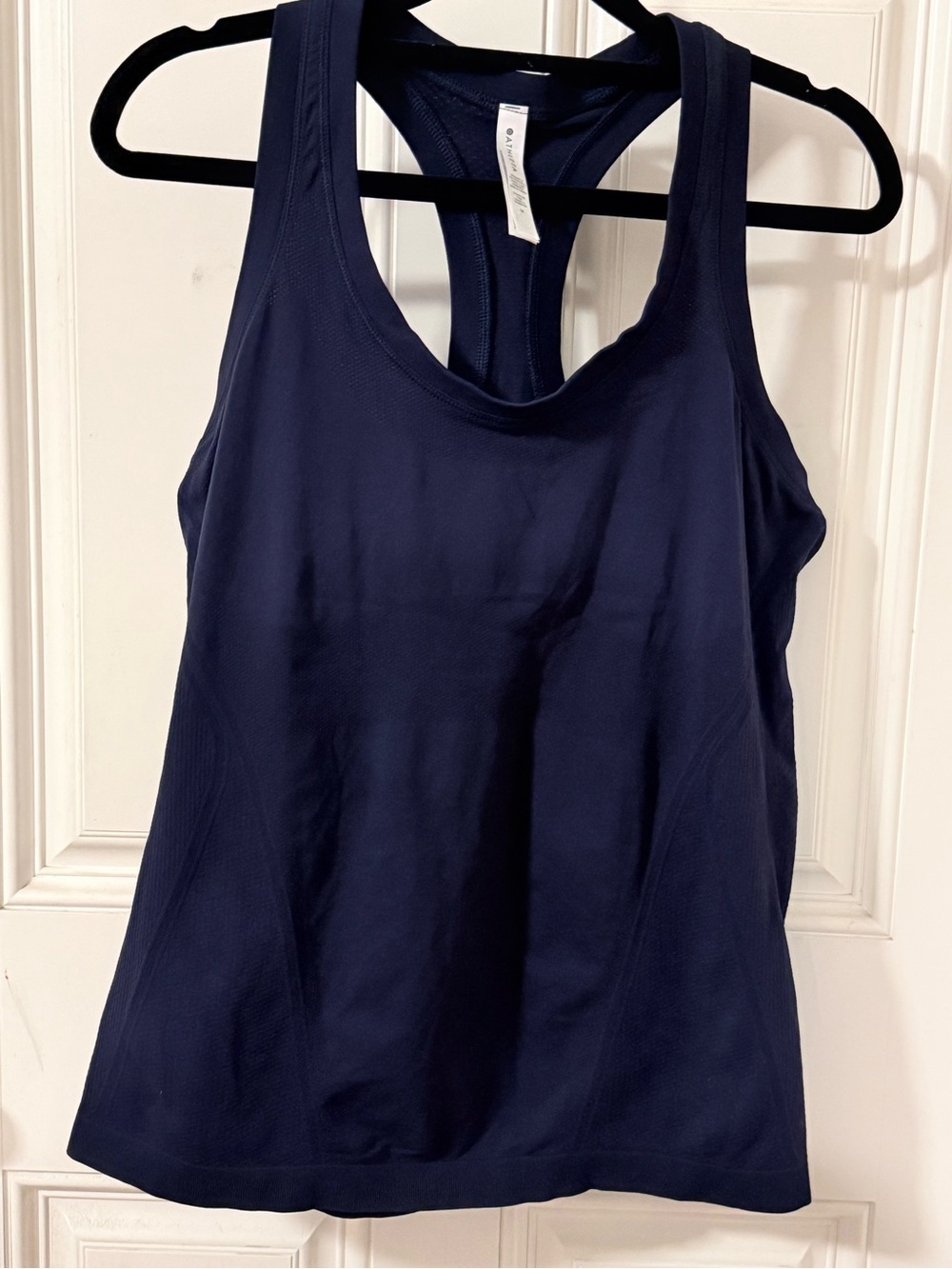 Athleta Navy Racerback Performance Tank Top
